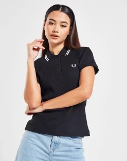 Fred Perry Short Sleeve Polo Shirt Women's -Damemode Tilbud jd 632174 d