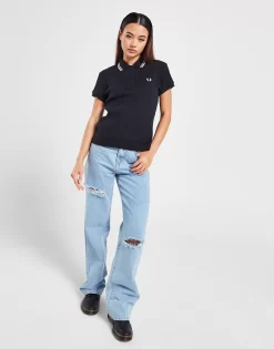 Fred Perry Short Sleeve Polo Shirt Women's -Damemode Tilbud jd 632174 e