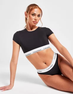 Calvin Klein Lounge Crop T-Shirt