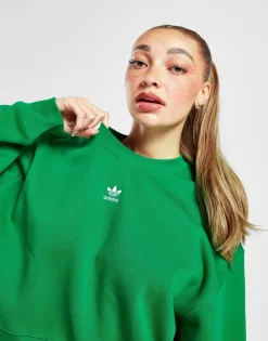 Adidas Originals Essential Fleece Crew Sweatshirt Dame -Damemode Tilbud jd 632682 d