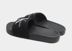 Calvin Klein Jeans Monogram Slides Women's -Damemode Tilbud jd 633722 c scaled
