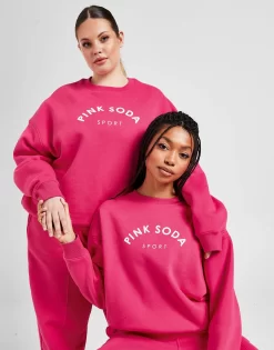 Pink Soda Sport Toluca Crew Sweatshirt -Damemode Tilbud jd 634509 c