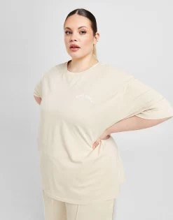 Pink Soda Sport Plus Size Fuse Short Sleeve T-Shirt -Damemode Tilbud jd 634752 c