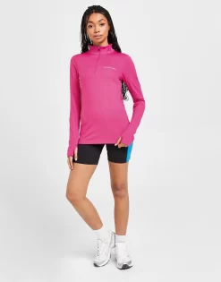 Pink Soda Sport Essential Core 1/4 Zip Trøje Dame -Damemode Tilbud jd 634769 d