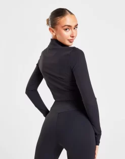 Pink Soda Sport Beau Crop Full Zip Crop Top -Damemode Tilbud jd 635023 c