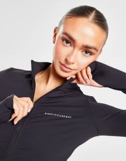 Pink Soda Sport Beau Crop Full Zip Crop Top -Damemode Tilbud jd 635023 d