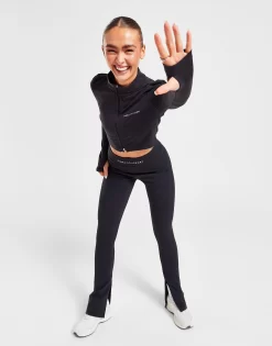 Pink Soda Sport Beau Crop Full Zip Crop Top -Damemode Tilbud jd 635023 e