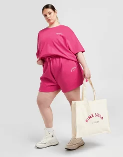 Pink Soda Sport Plus Size Krome Fleece Shorts