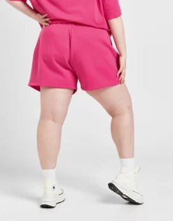 Pink Soda Sport Plus Size Krome Fleece Shorts -Damemode Tilbud jd 635520 c