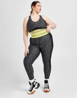 Pink Soda Sport Plus Size Alla All Over Print Sports Bra -Damemode Tilbud jd 635587 d