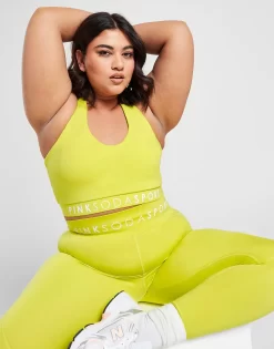 Pink Soda Sport Plus Size Essential Core Strap Sports Bra