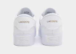 Lacoste Ziane Pf 123 Wht/gld -Damemode Tilbud jd 640988 c scaled