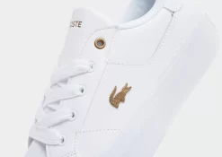 Lacoste Ziane Pf 123 Wht/gld -Damemode Tilbud jd 640988 d scaled