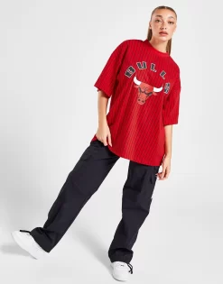 New Era NBA Chicago Bulls Pinstripe T-Shirt -Damemode Tilbud jd 649935 d