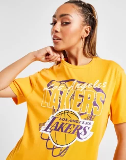 New Era NBA LA Lakers Logo T-Shirt -Damemode Tilbud jd 649944 e